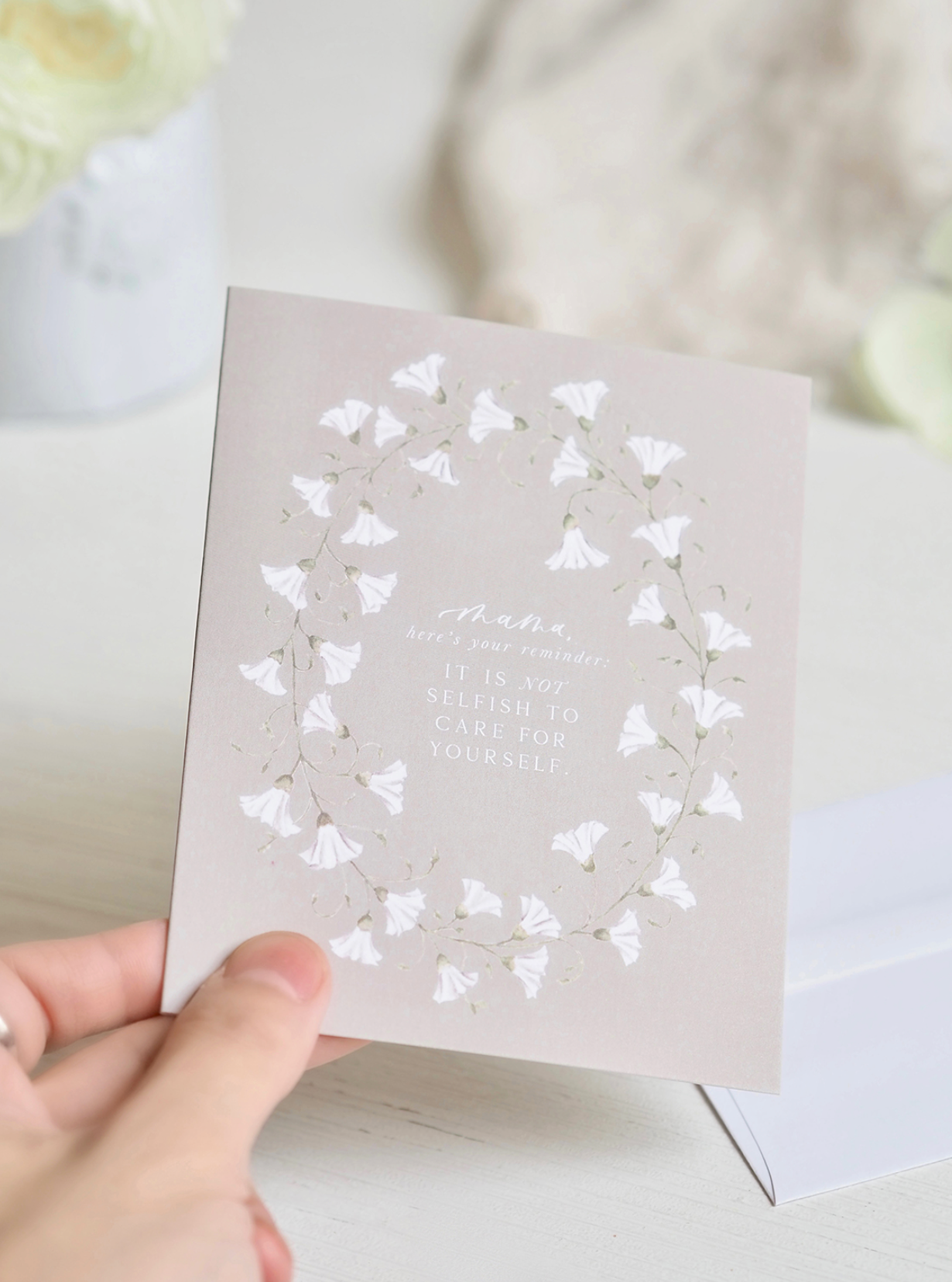 Motherhood Self Care Card - The Cross Decor & Design
