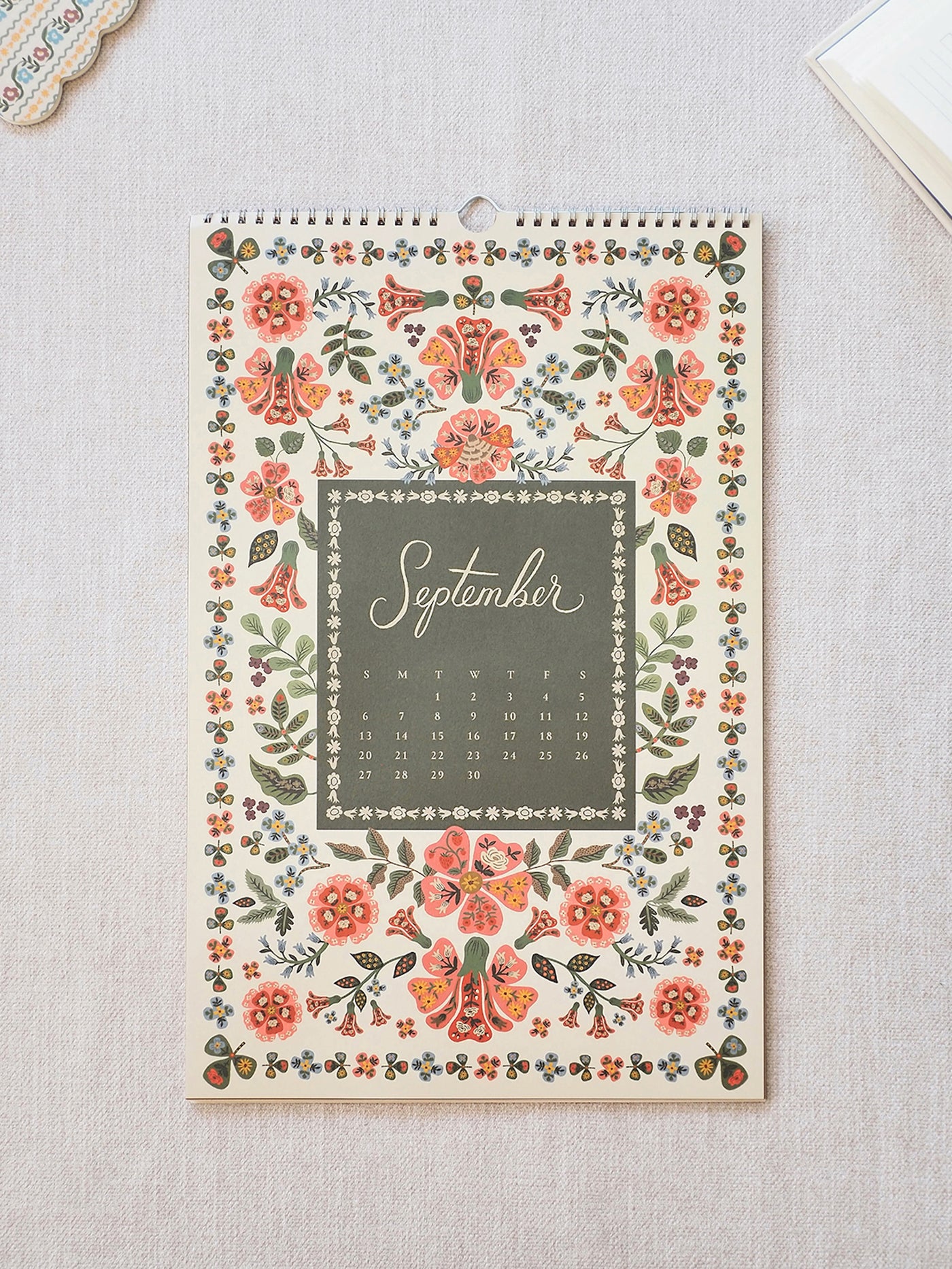 2026 Flora Wall Calendar - The Cross Decor & Design