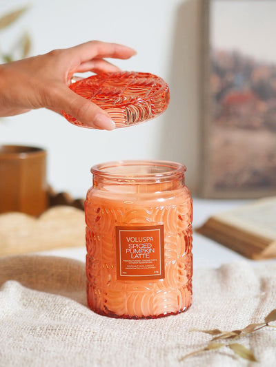 Spiced Pumpkin Latte Jar Candle | Large