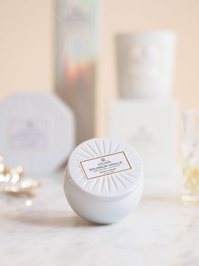 Bourbon Vanille Mini Tin Candle - The Cross Decor & Design