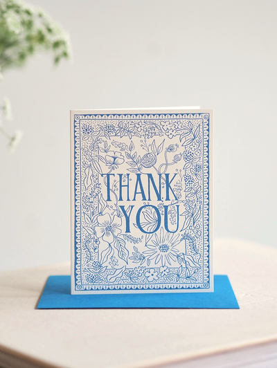 Delft Thank You Card - The Cross Decor & Design