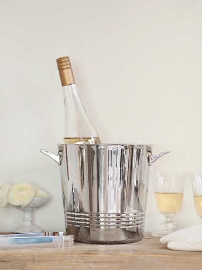 Ice Bucket w/ Tongs - The Cross Decor & Design