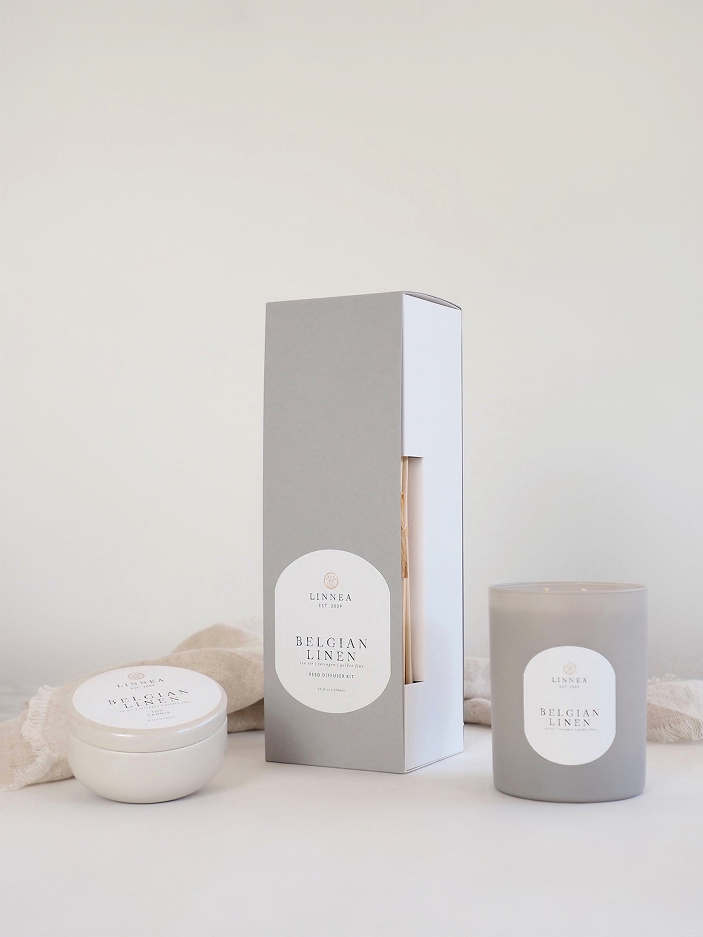 Belgian Linen Diffuser Kit - The Cross Decor & Design