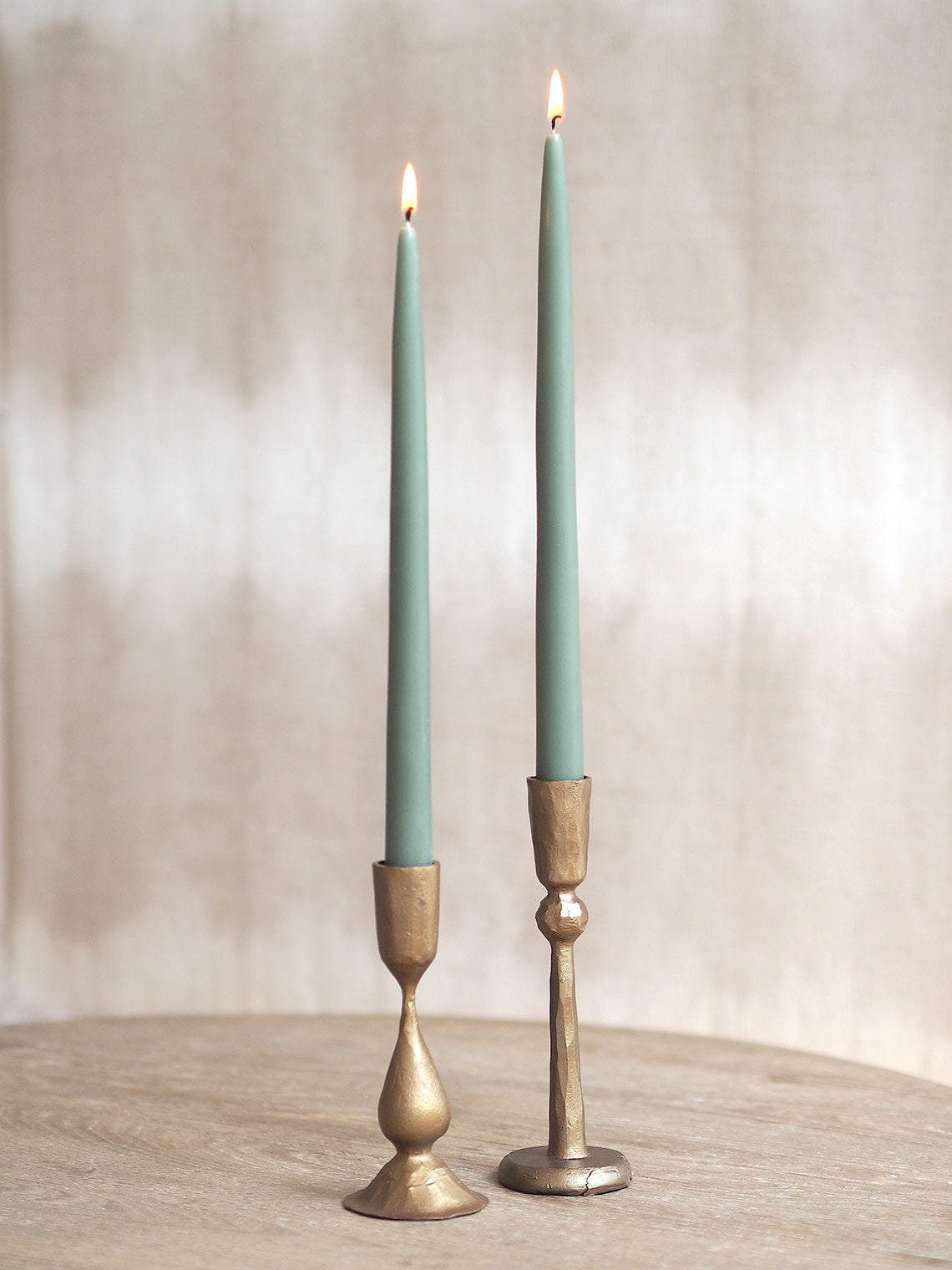 Classic Moss Taper Candle Set - The Cross Decor & Design