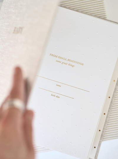 The Baby Book, Flax - The Cross Decor & Design