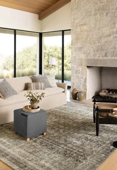 Morgan Navy Sand Rug - The Cross Decor & Design