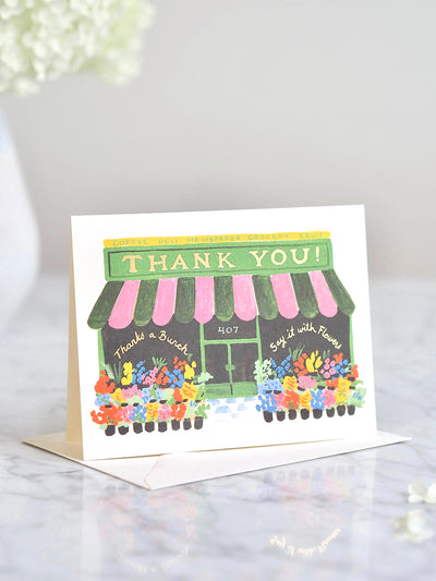 Flower Shop Thank You Card - The Cross Decor & Design