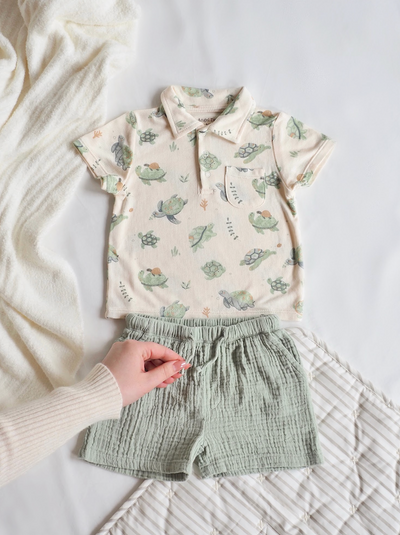Sea Turtles Polo Shirt And Short - The Cross Decor & Design