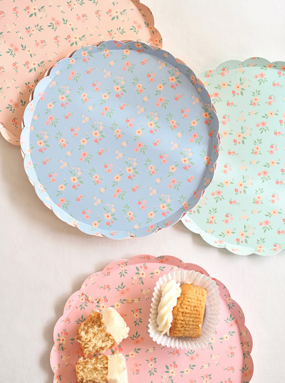 Vintage Ditsy Side Plates - The Cross Decor & Design