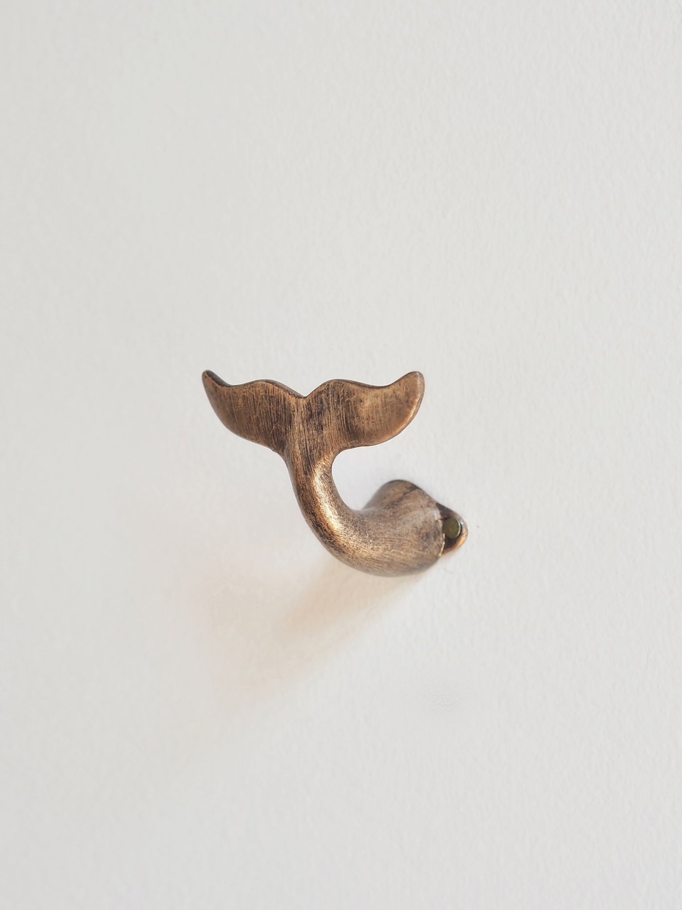 Gold Whale Tail Wall Hook