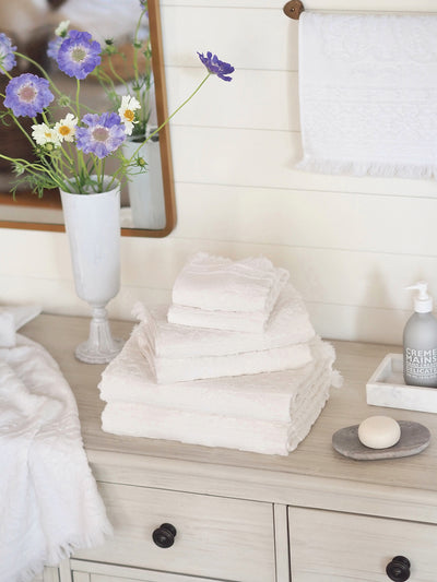 Ubud White Towels