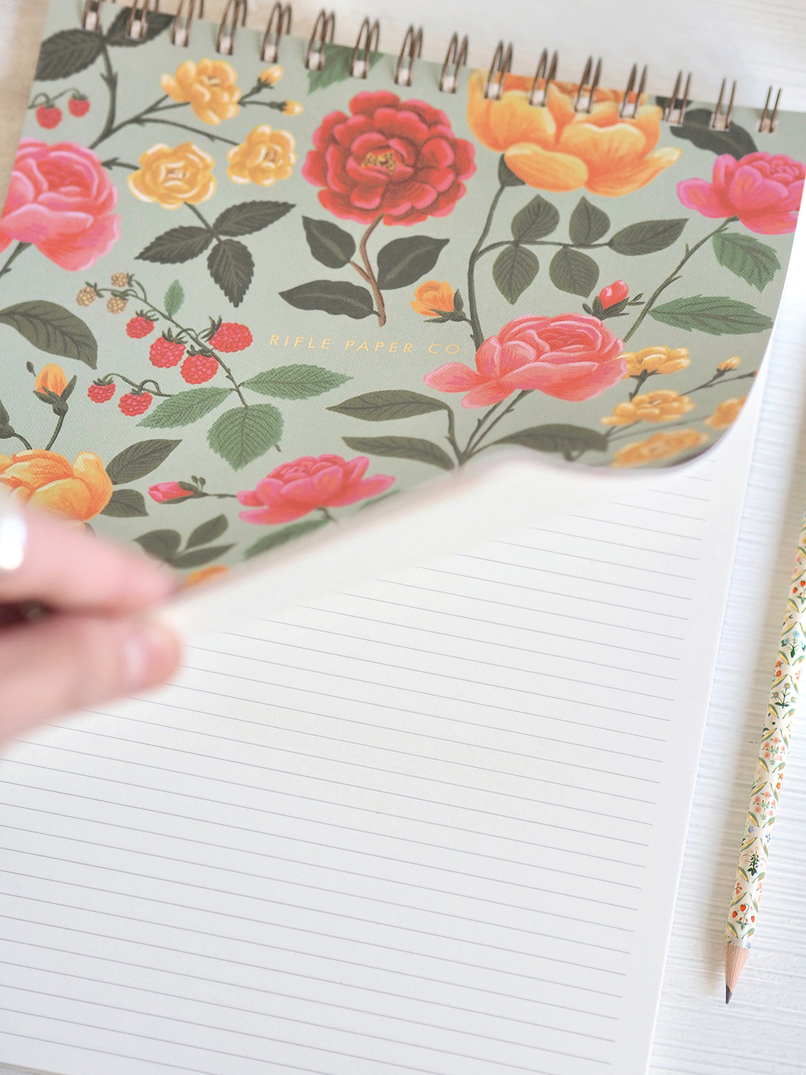 Roses Spiral Notebook - The Cross Decor & Design