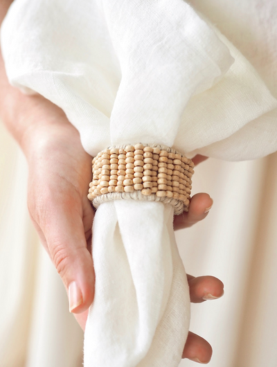 Boho Beaded Napkin Ring - The Cross Decor & Design