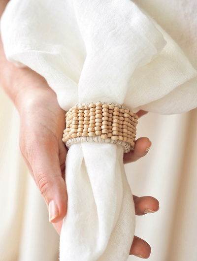 Boho Beaded Napkin Ring