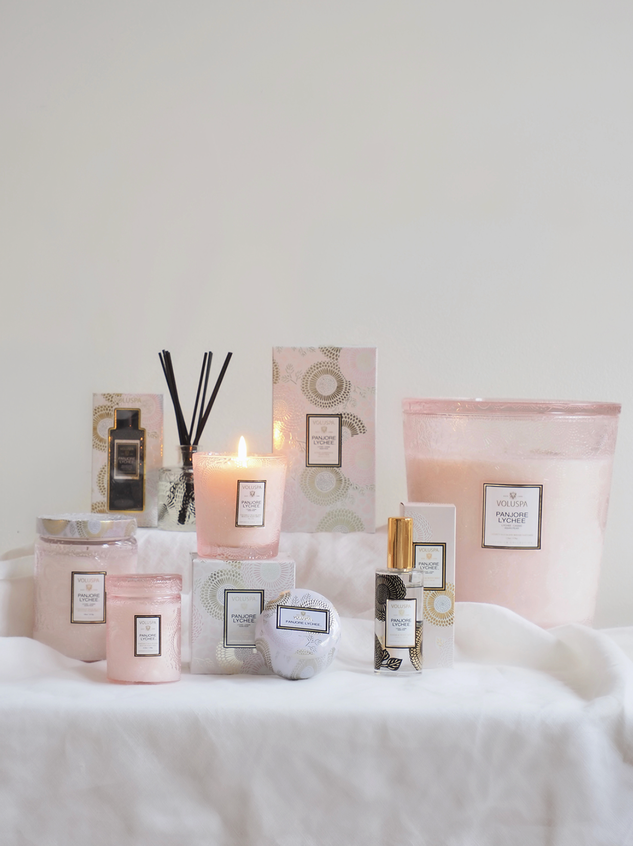 Panjore Lychee 5 Wick Hearth Candle - The Cross Decor & Design
