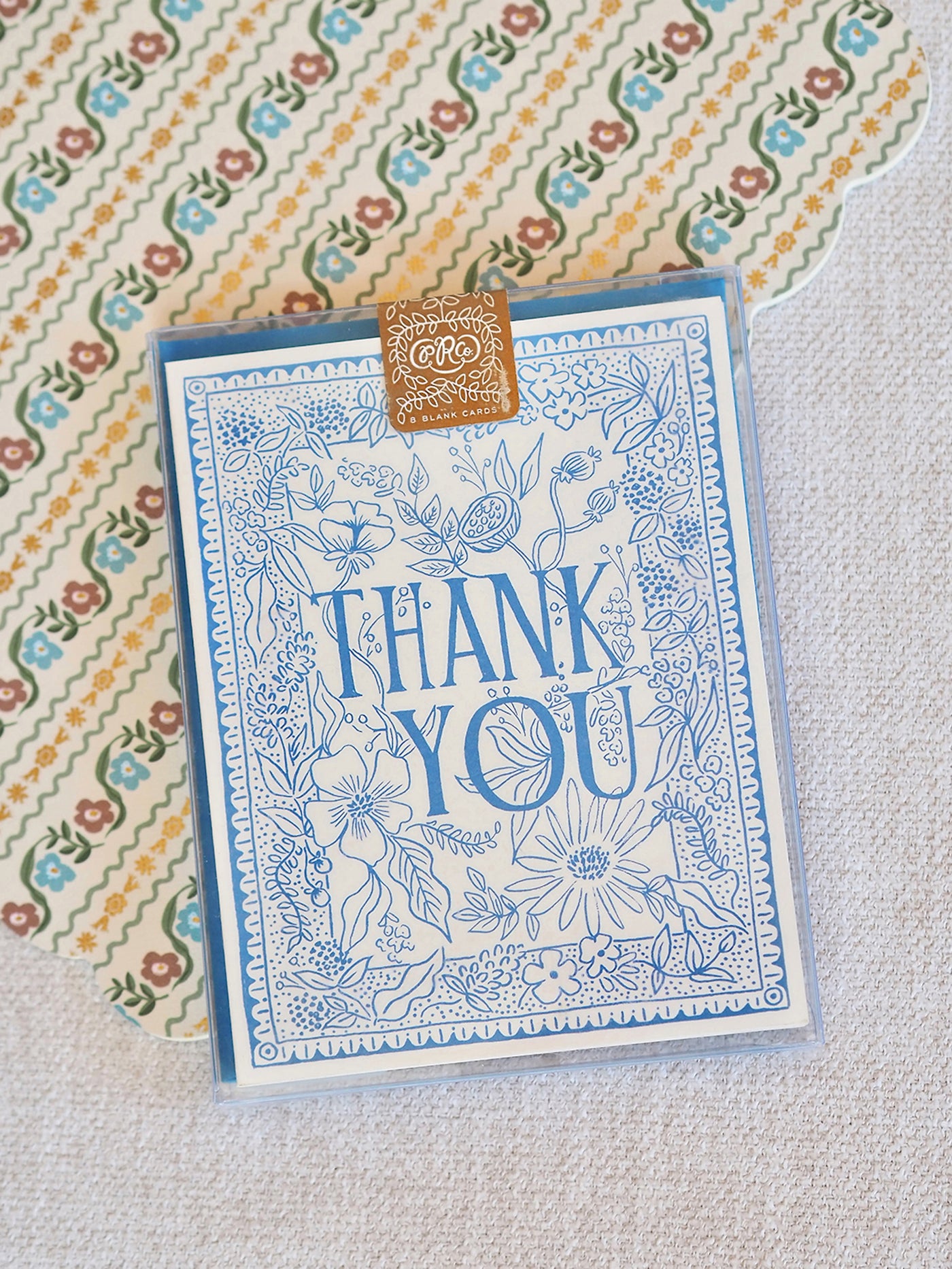 Delft Thank You Card Boxed Set - The Cross Decor & Design