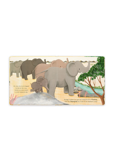 Jellycat Smudge the Littlest Elephant Book - The Cross Decor & Design