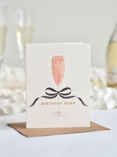 Bow Birthday Babe Greeting Card - The Cross Decor & Design