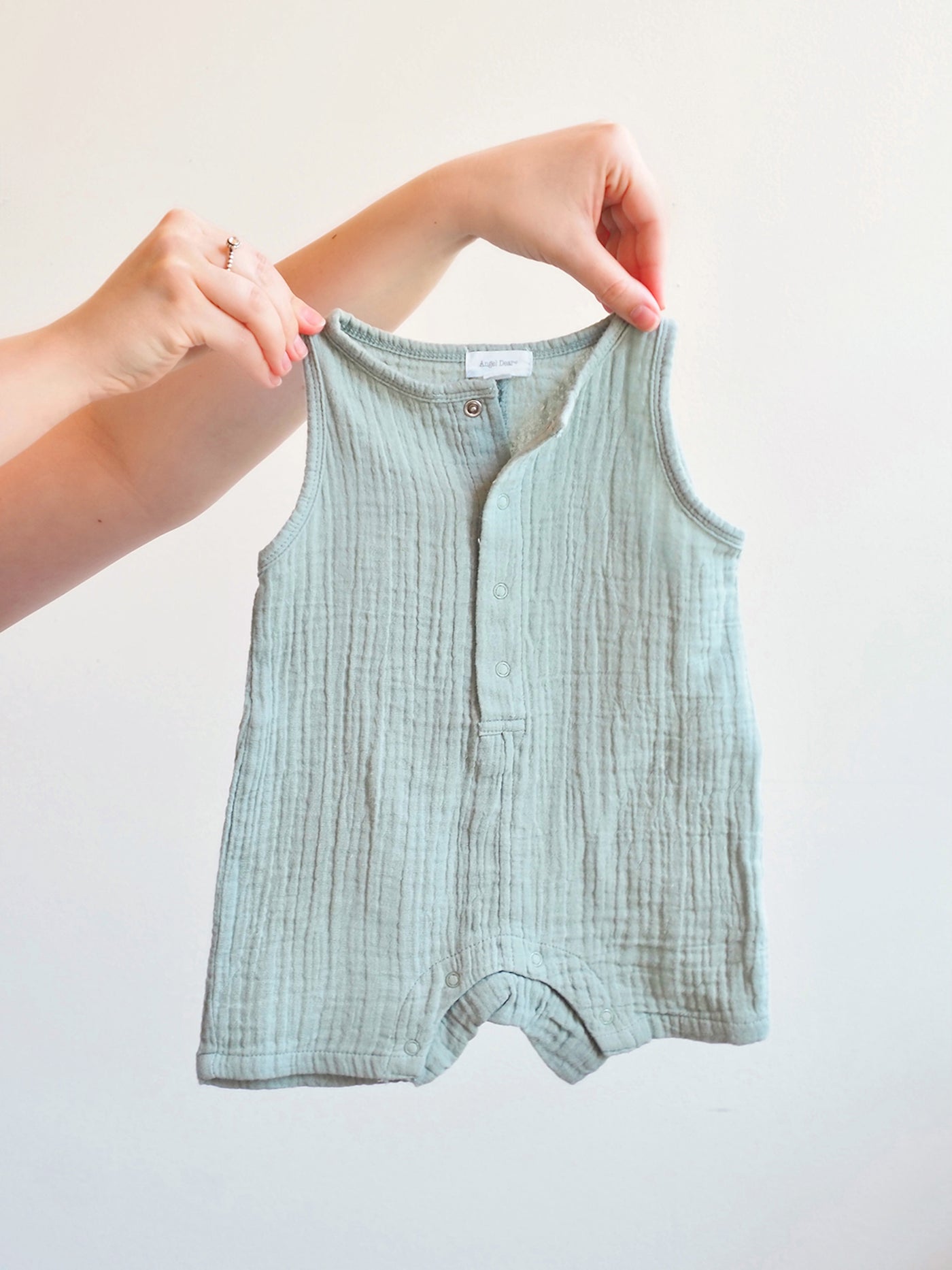 Slate Grey Sleeveless Shortie Romper - The Cross Decor & Design
