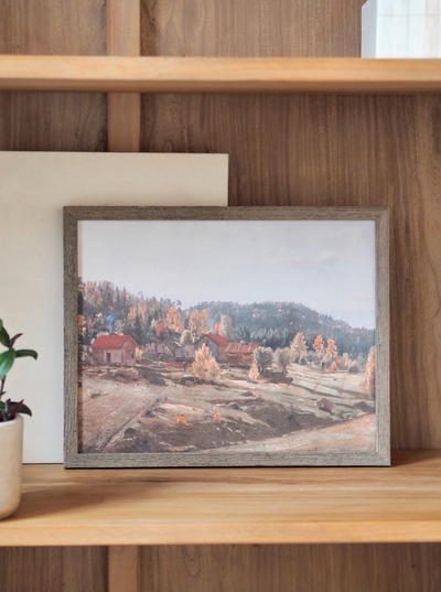 The Old Farm Framed Canvas Print | 11x14 - The Cross Decor & Design
