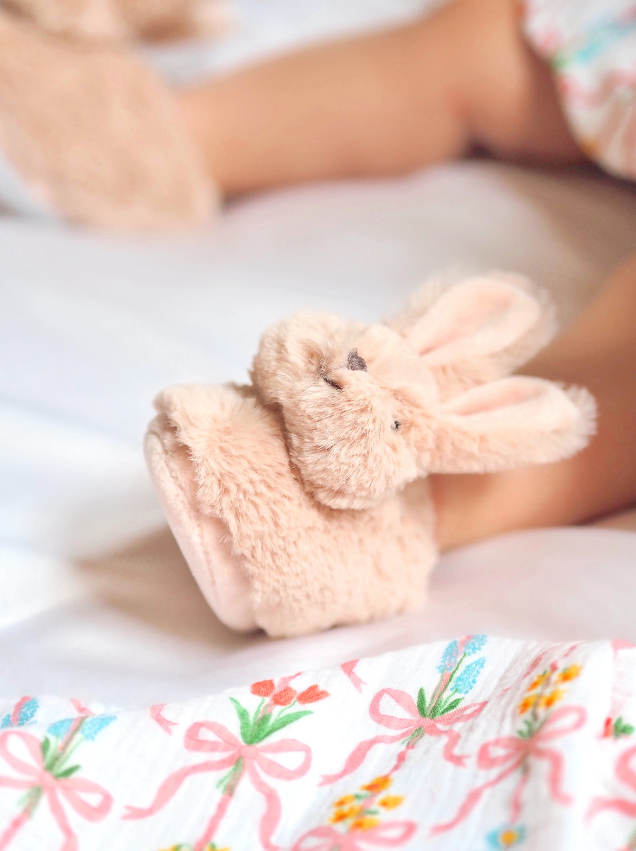 Pink Bunny Slippers