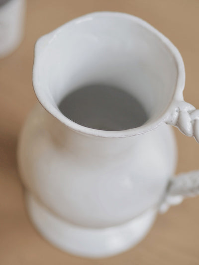 Setsuko Braided Handle Pitcher - The Cross Decor & Design