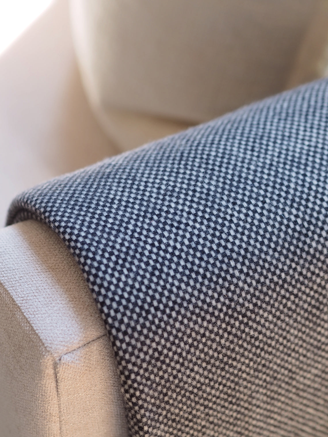 Juno Navy Cashmere Throw - The Cross Decor & Design