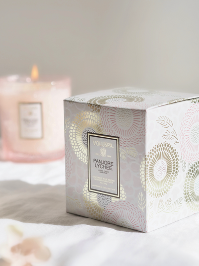 Panjore Lychee Classic Boxed Candle - The Cross Decor & Design