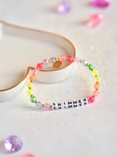 Shimmer Bejeweled Bracelet - The Cross Decor & Design