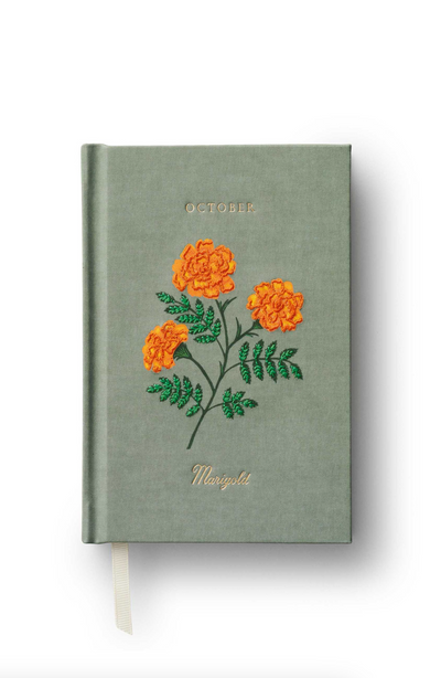 Birth Month Mini Embroidered Journals - The Cross Decor & Design