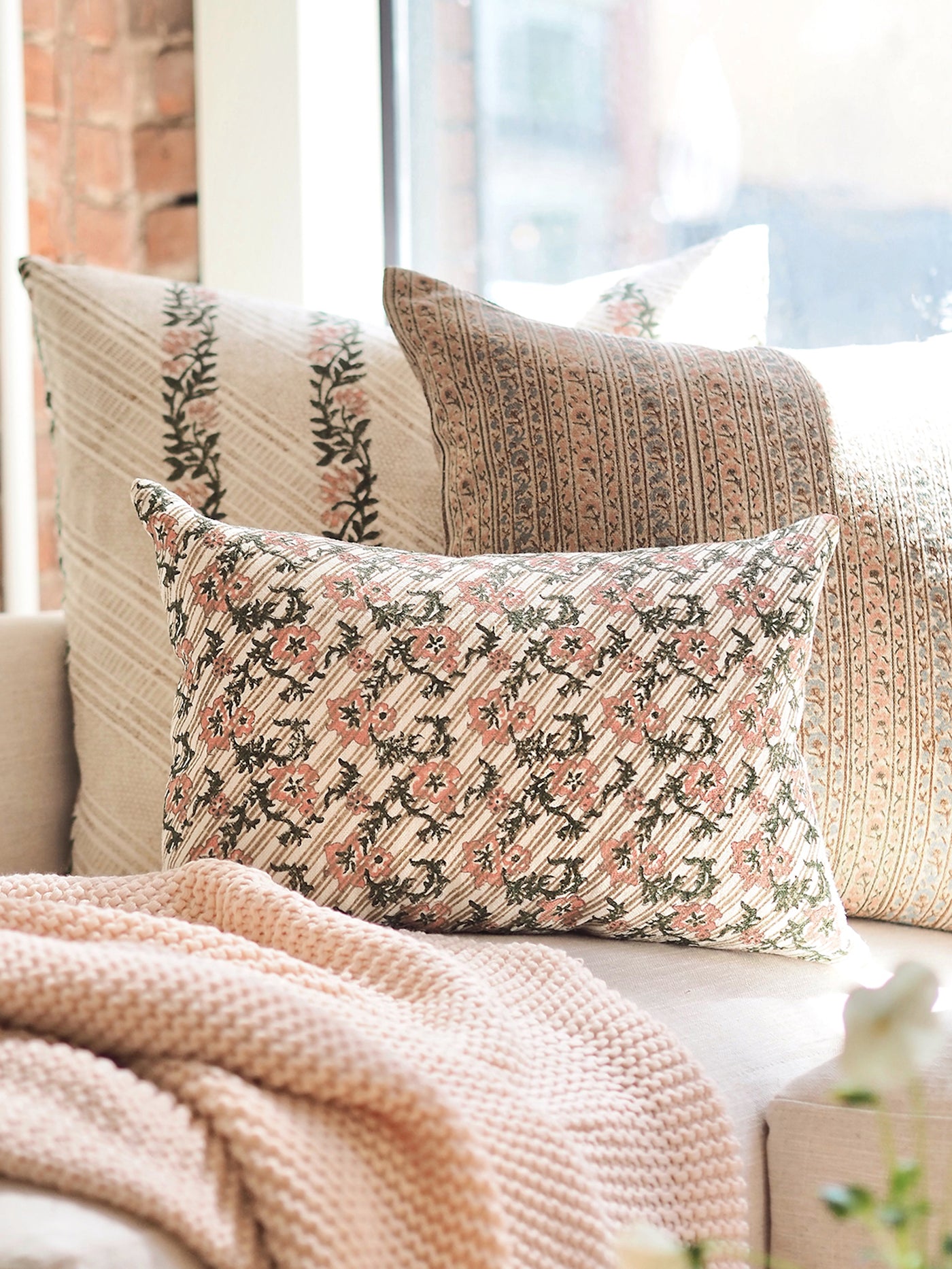 Taormina Olive Pillow | 14x20