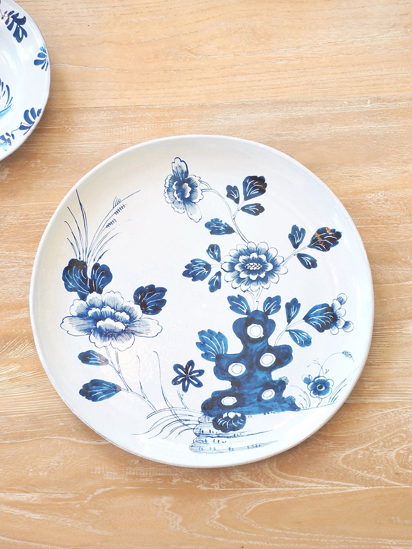 Astier De Villatte | Peony Chrysanthemum Bristol Platter - The Cross Decor & Design