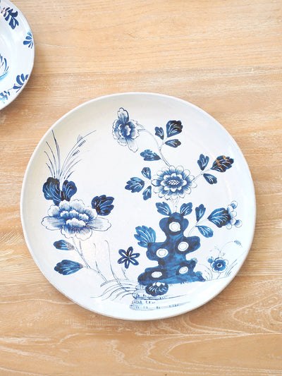 Astier De Villatte | Peony Chrysanthemum Bristol Platter - The Cross Decor & Design