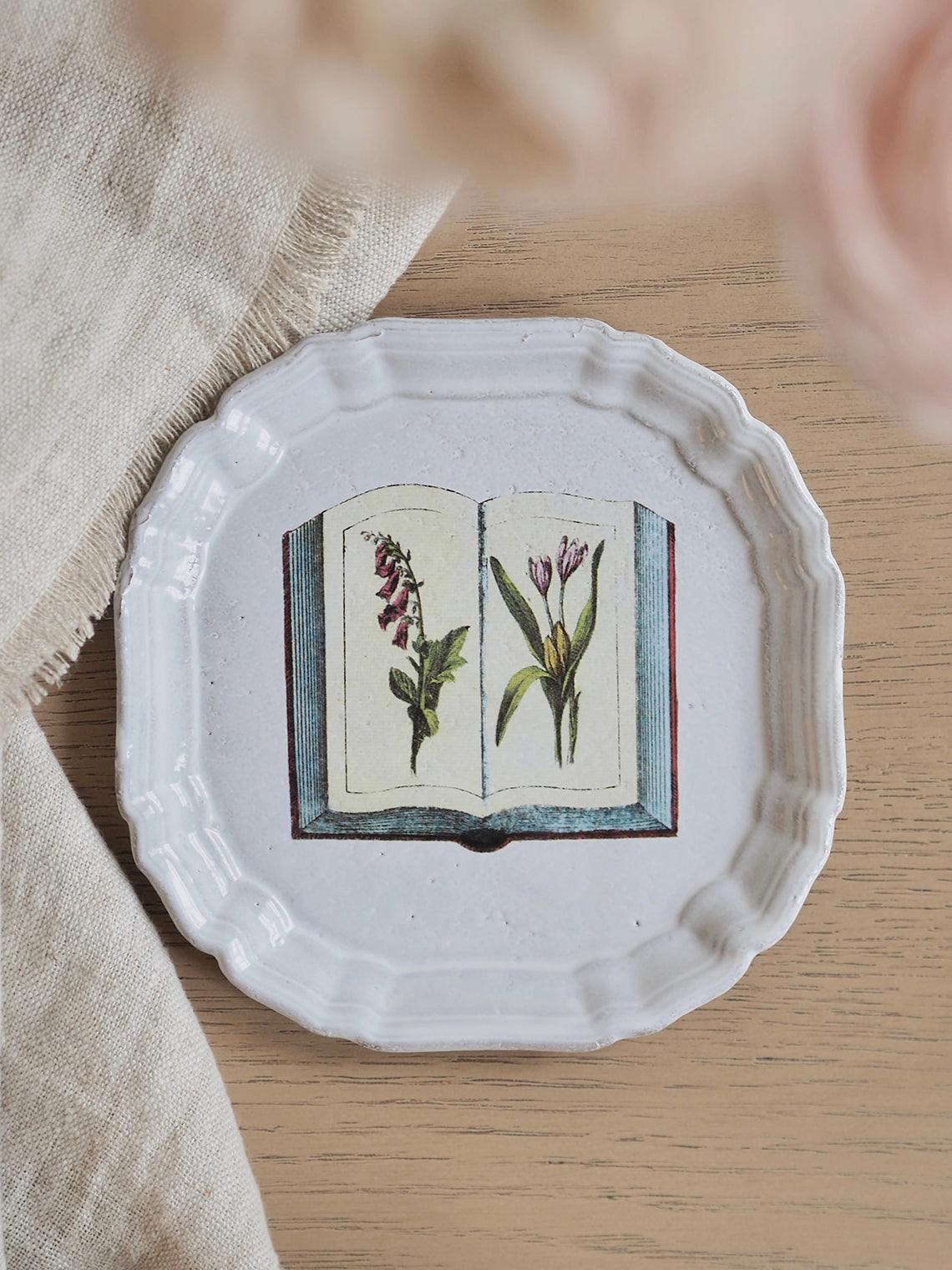 Floral Book Plate - The Cross Decor & Design