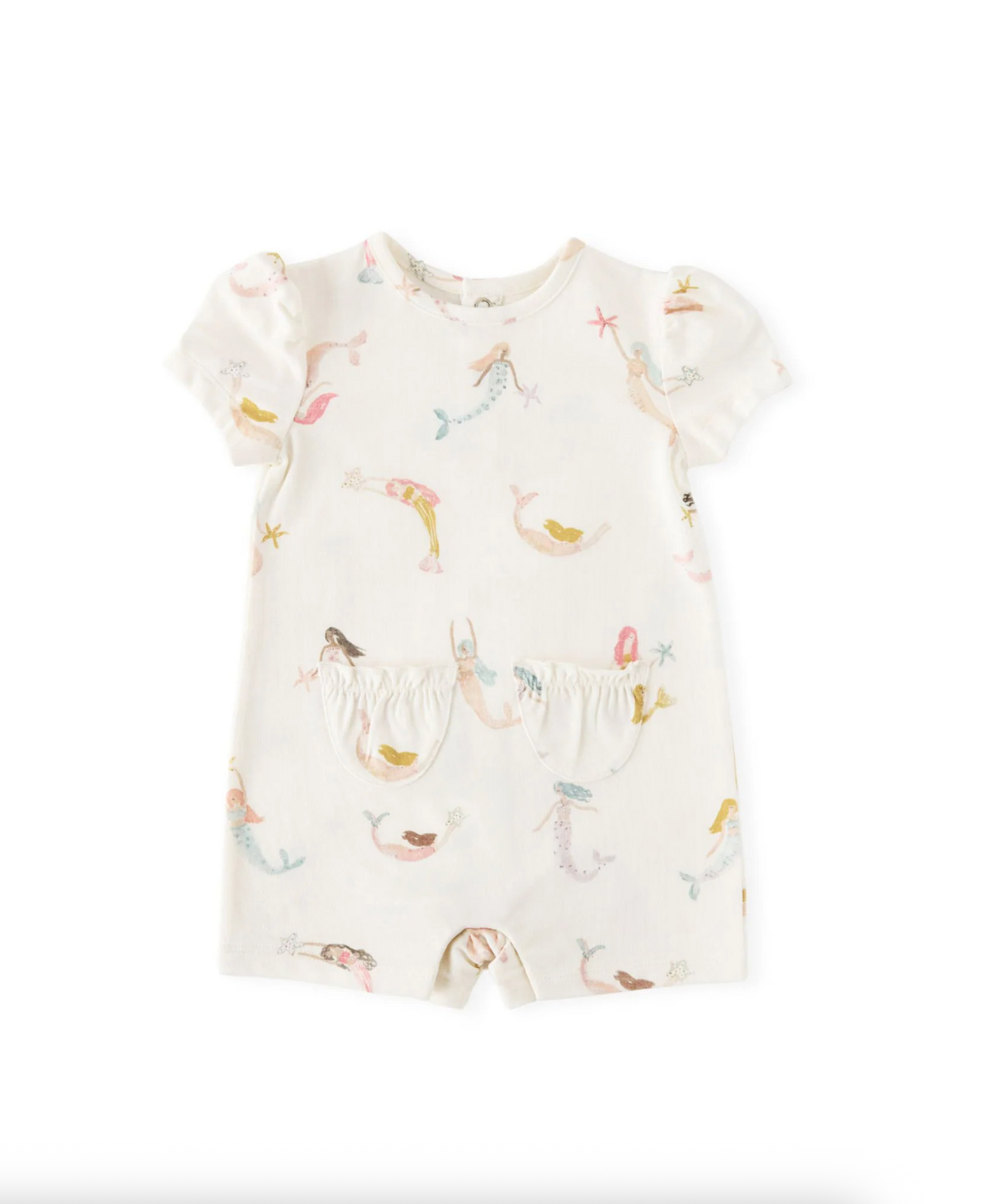 Mermaid Melody Puff Romper - The Cross Decor & Design