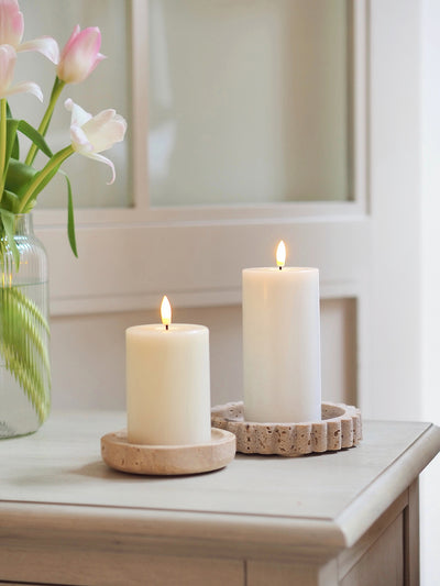 Battery Operated Sand Pillar Candle