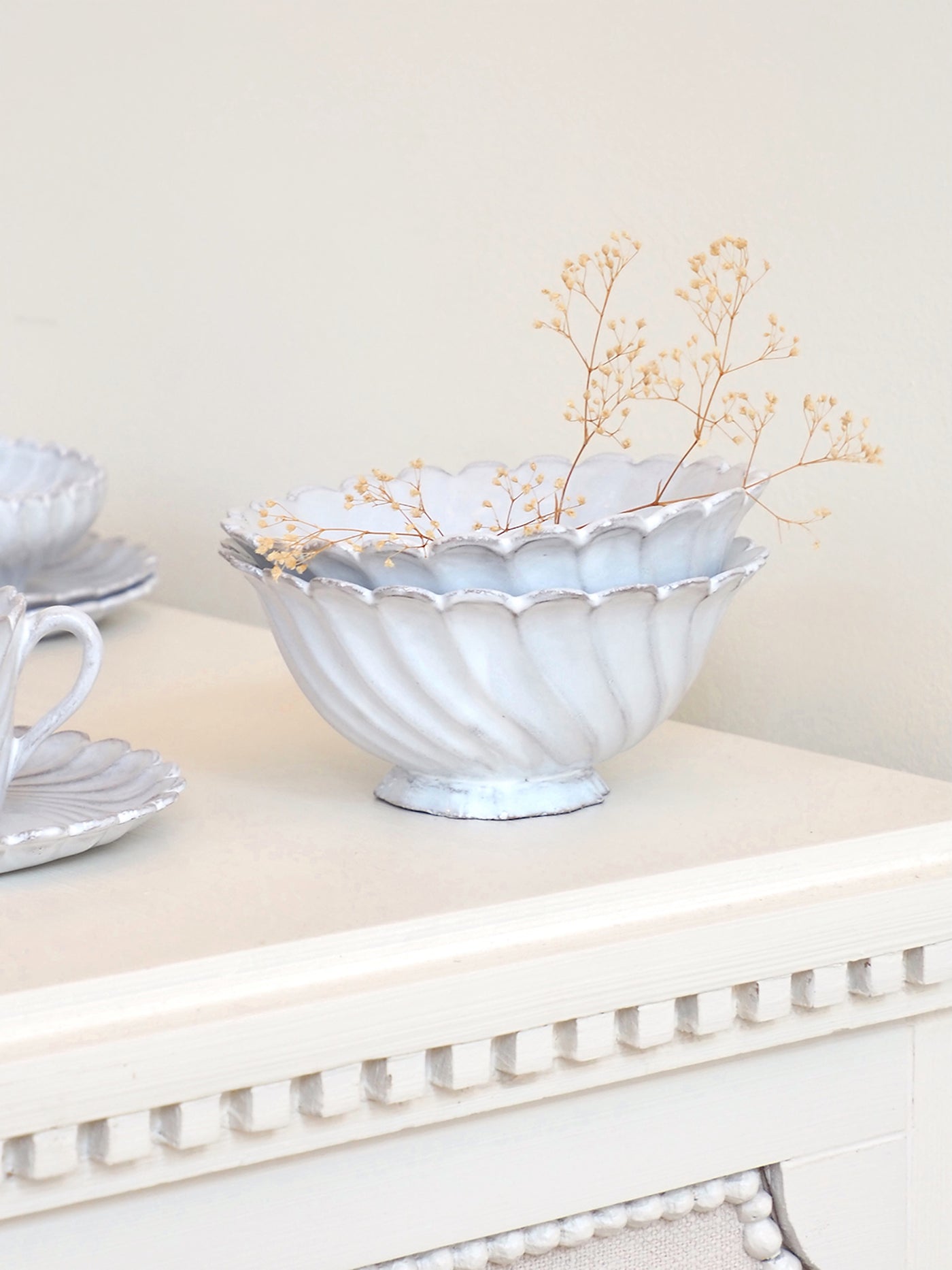 Astier De Villate | Peggy Bowl on Stand | Large - The Cross Decor & Design