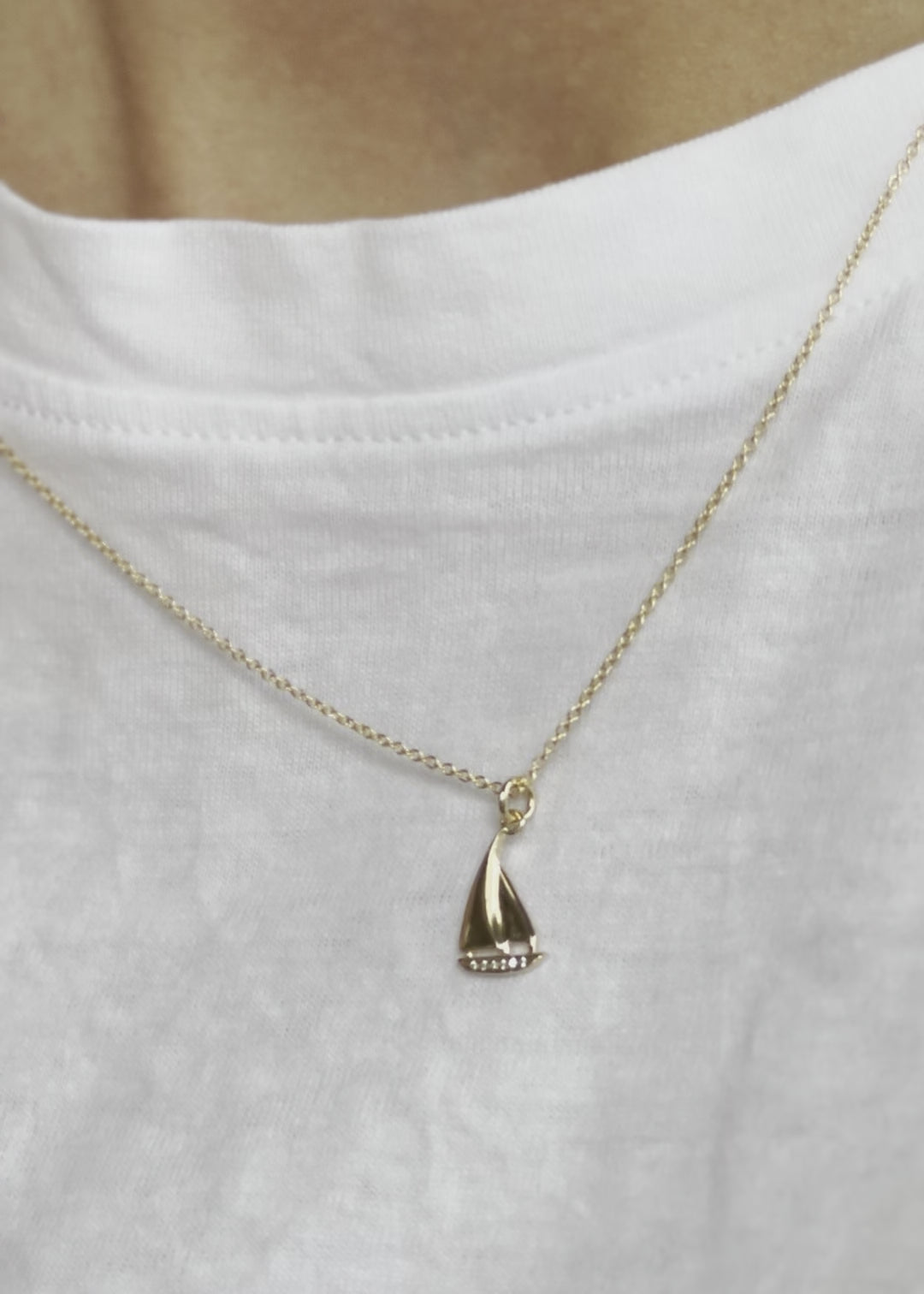 Sailboat Necklace