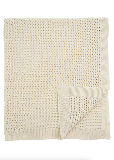 Ivory Chunky Knit Throw - The Cross Decor & Design