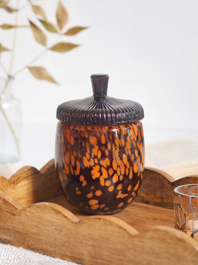 Midnight Pumpkin Acorn Candle