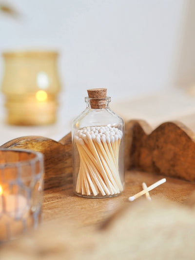 Apothecary White Match Bottle