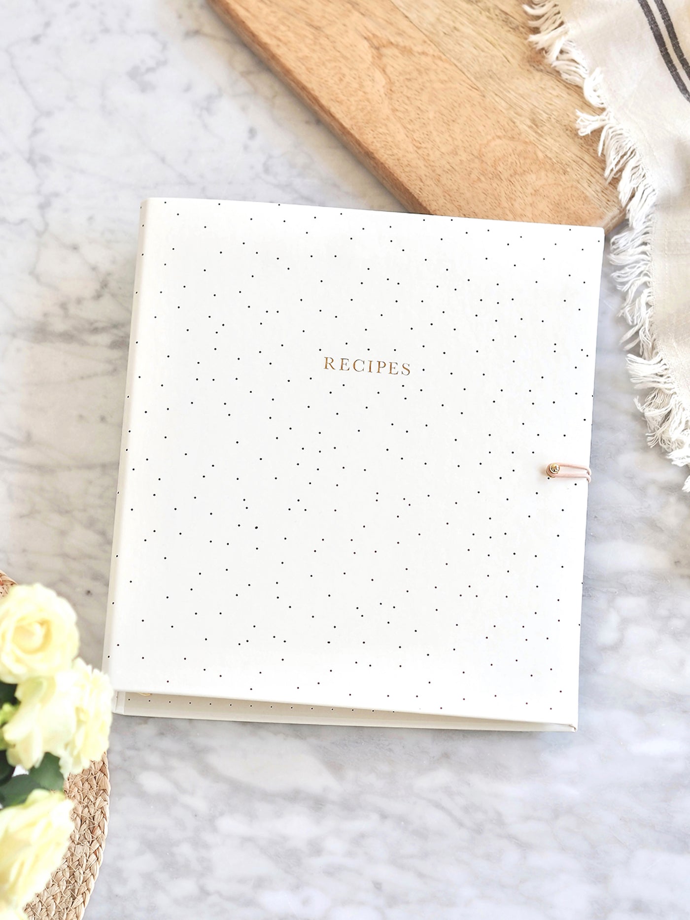 Polka Dot Recipe Binder - The Cross Decor & Design