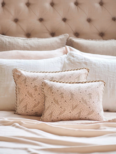 Leaping Rabbits Blush Pillow - The Cross Decor & Design