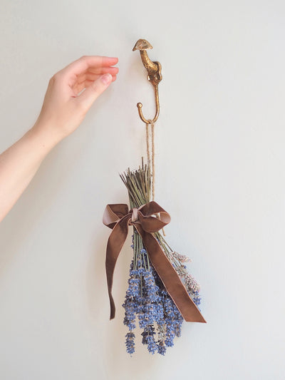 Gold Mushroom Wall Hook