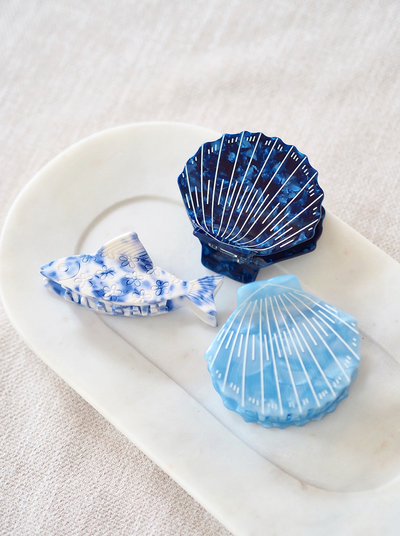 Deep Sea Seashell Claw Clips - The Cross Decor & Design