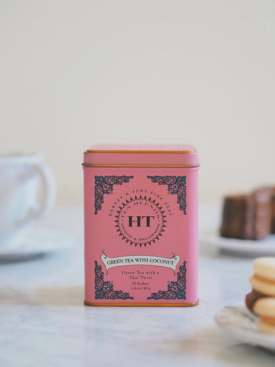 Green Tea with Coconut Tea Tin - The Cross Decor & Design