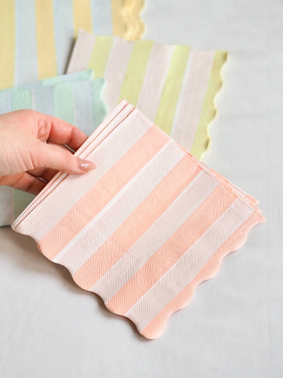 Pastel Stripe Napkins - The Cross Decor & Design