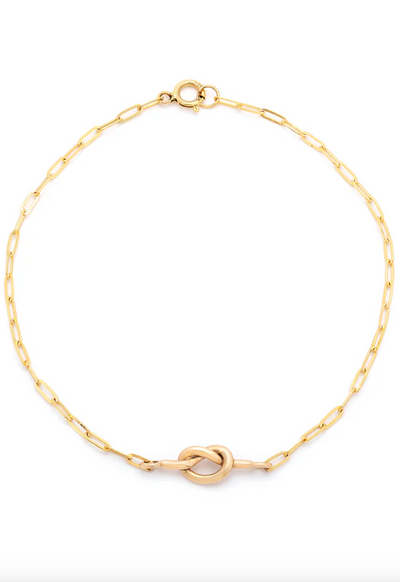 Love Me Knot Bracelet | 10K Gold - The Cross Decor & Design