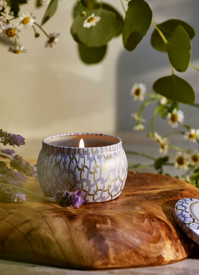 Mountain Lavender & Chamomile Mini Tin Candle - The Cross Decor & Design