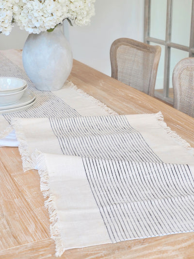 Mara Ivory Table Runner - The Cross Decor & Design